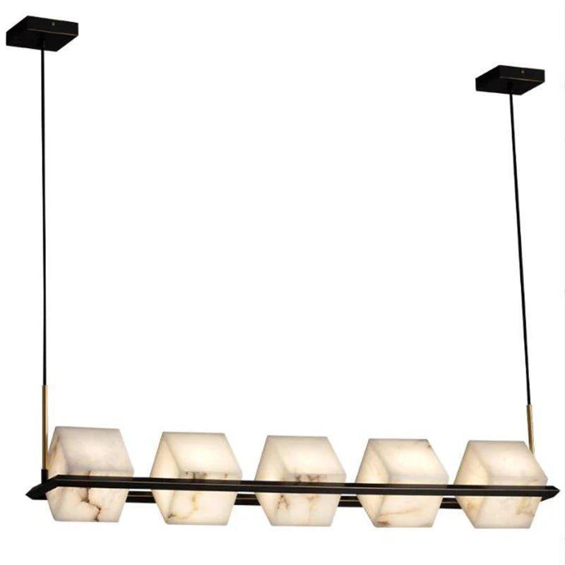 Lifang Alabaster Chandelier by Bling Lighting Studio