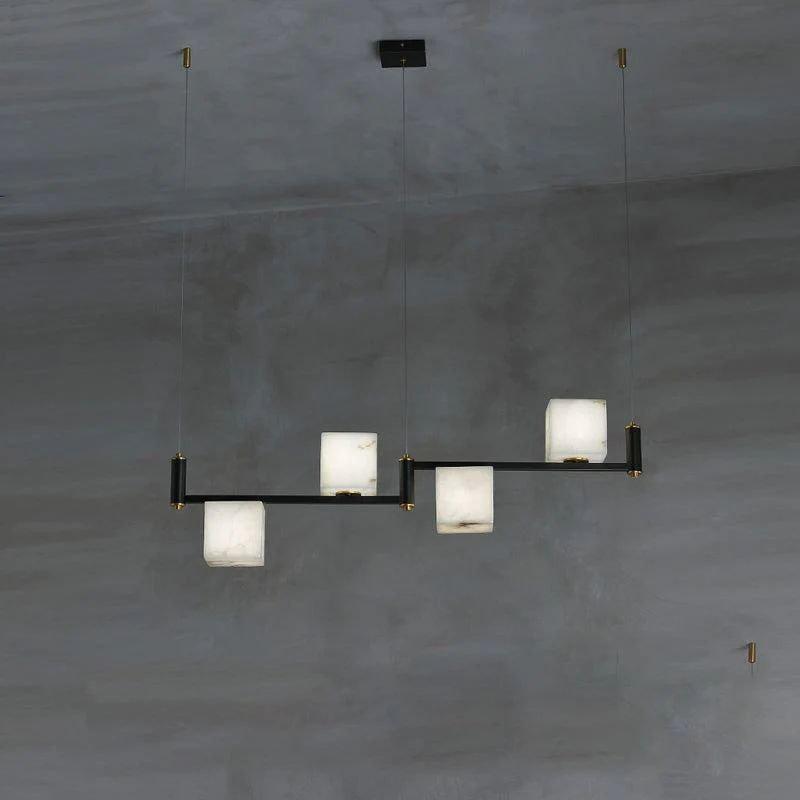 Lifang Alabaster Chandelier by Bling Lighting Studio