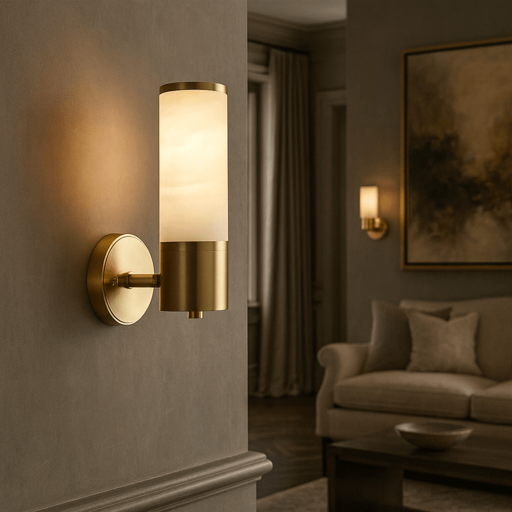 Sierra Alabaster Wall Sconce