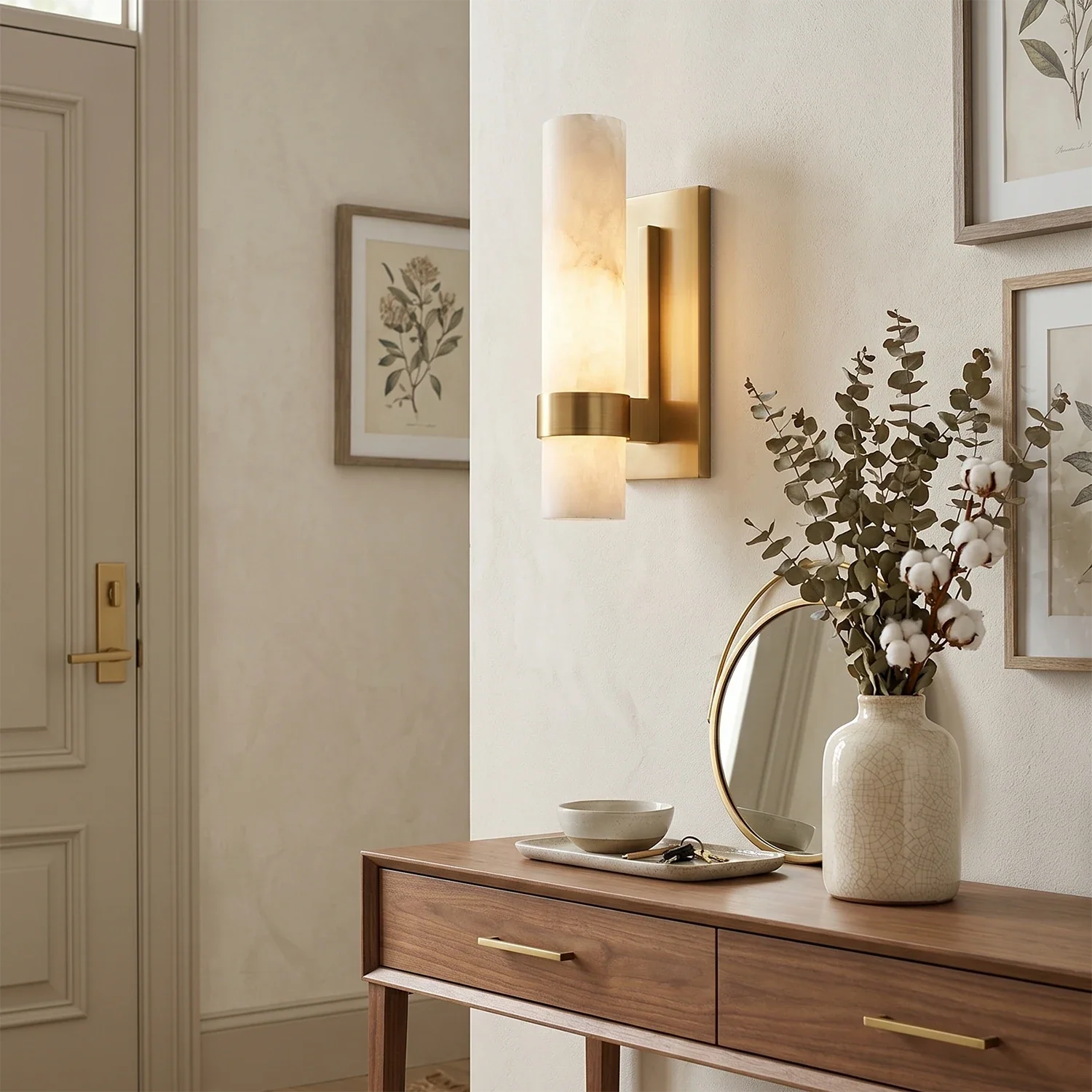Luxury Alabaster Wall Sconce
