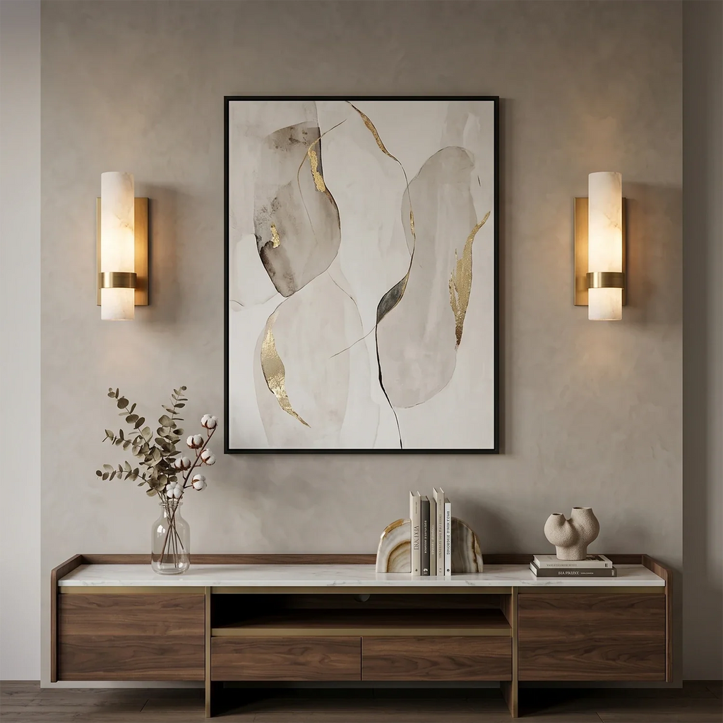 Luxury Alabaster Wall Sconce