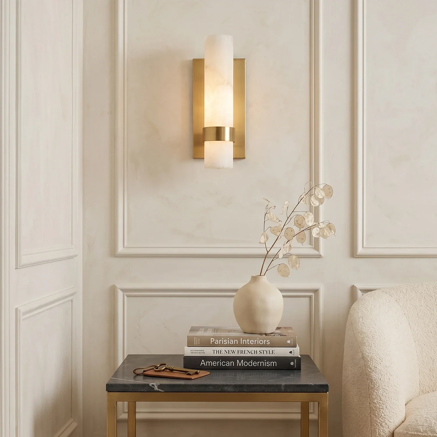 Luxury Alabaster Wall Sconce