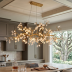 Luxury Glass Bloom Branch Chandelier