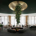 Lucia: Artifical Tree Chandelier - Entryway Chandelier - Foyer Light Fixtures