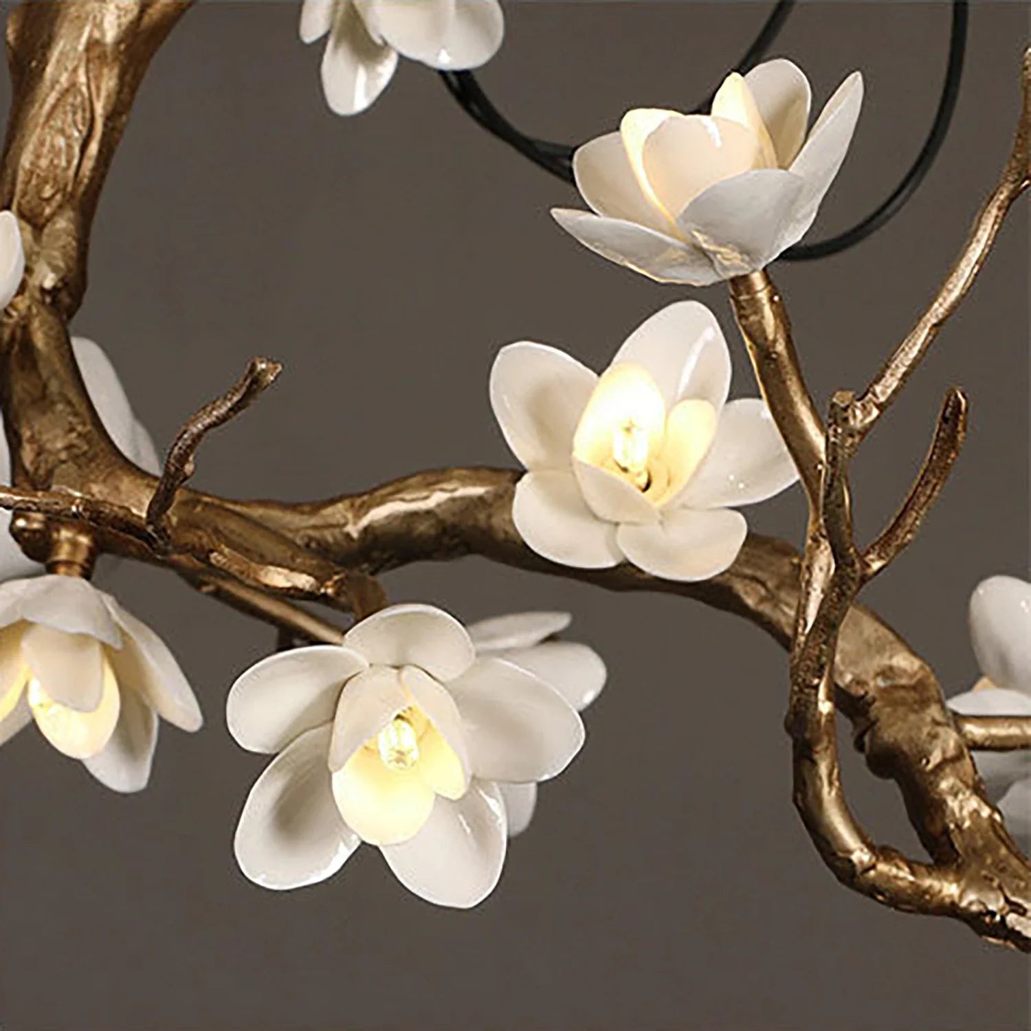 Magnolia Luxury Floral Branch Chandelier