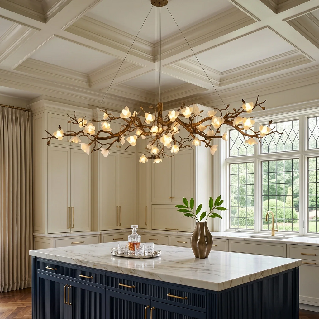 Magnolia Luxury Floral Branch Chandelier