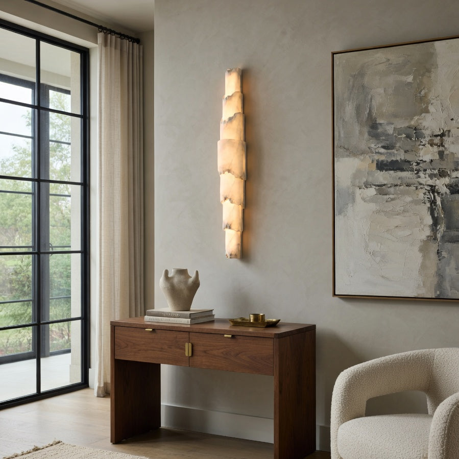 Stanton Alabaster Wall Light Fixture lighting fixture by Bling Lighting Studio