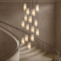 Lunara Alabaster Chandelier by Bling Lighting Studio