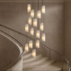 Lunara Alabaster Chandelier by Bling Lighting Studio