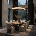 Hampton Alabaster Chandelier by Bling Lighting Studio