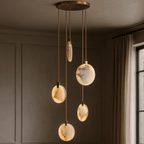 Moonshade 5-Light Alabaster Chandelier additional product view