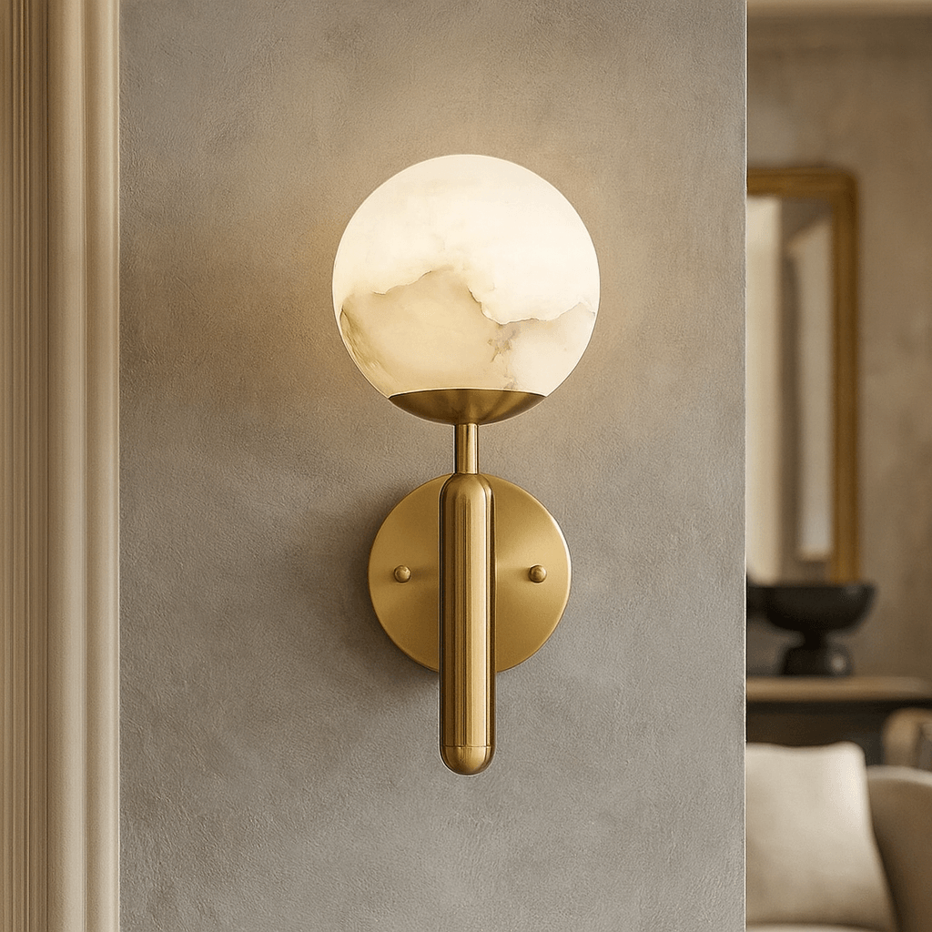 Orla Alabaster  Wall Sconce