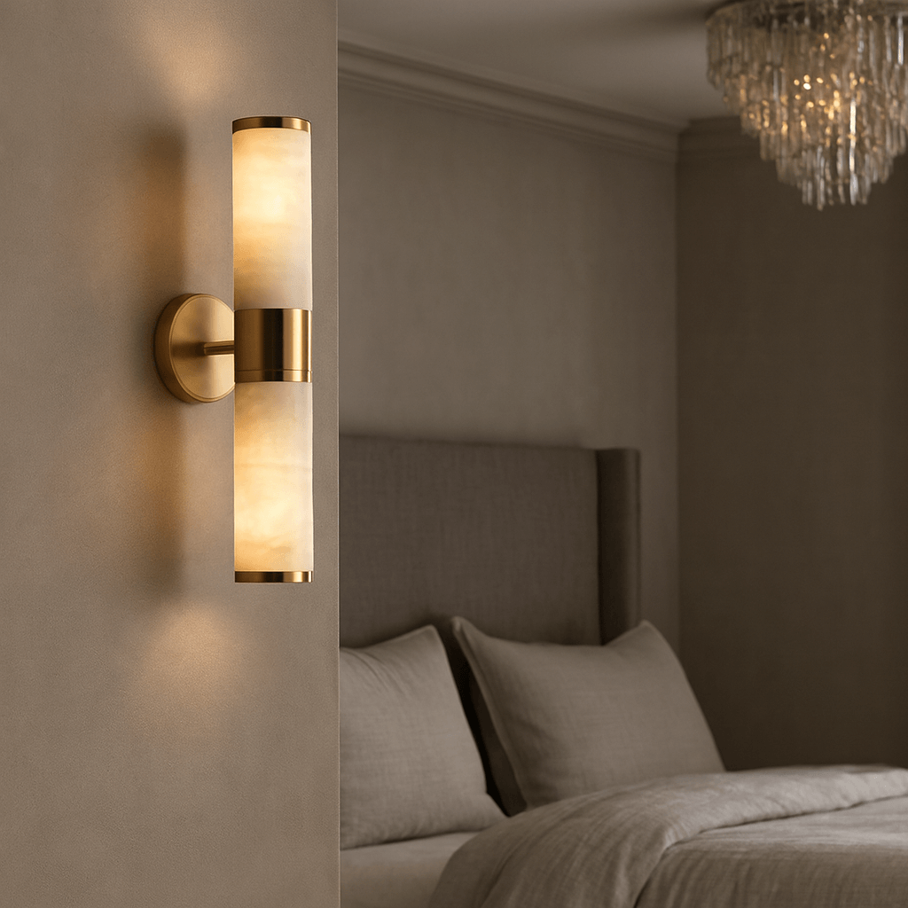 Aurelia Natural Alabaster Wall Sconce