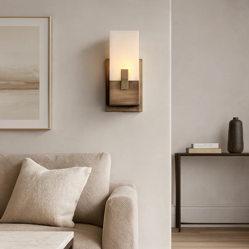 Altara Alabaster Wall Sconce