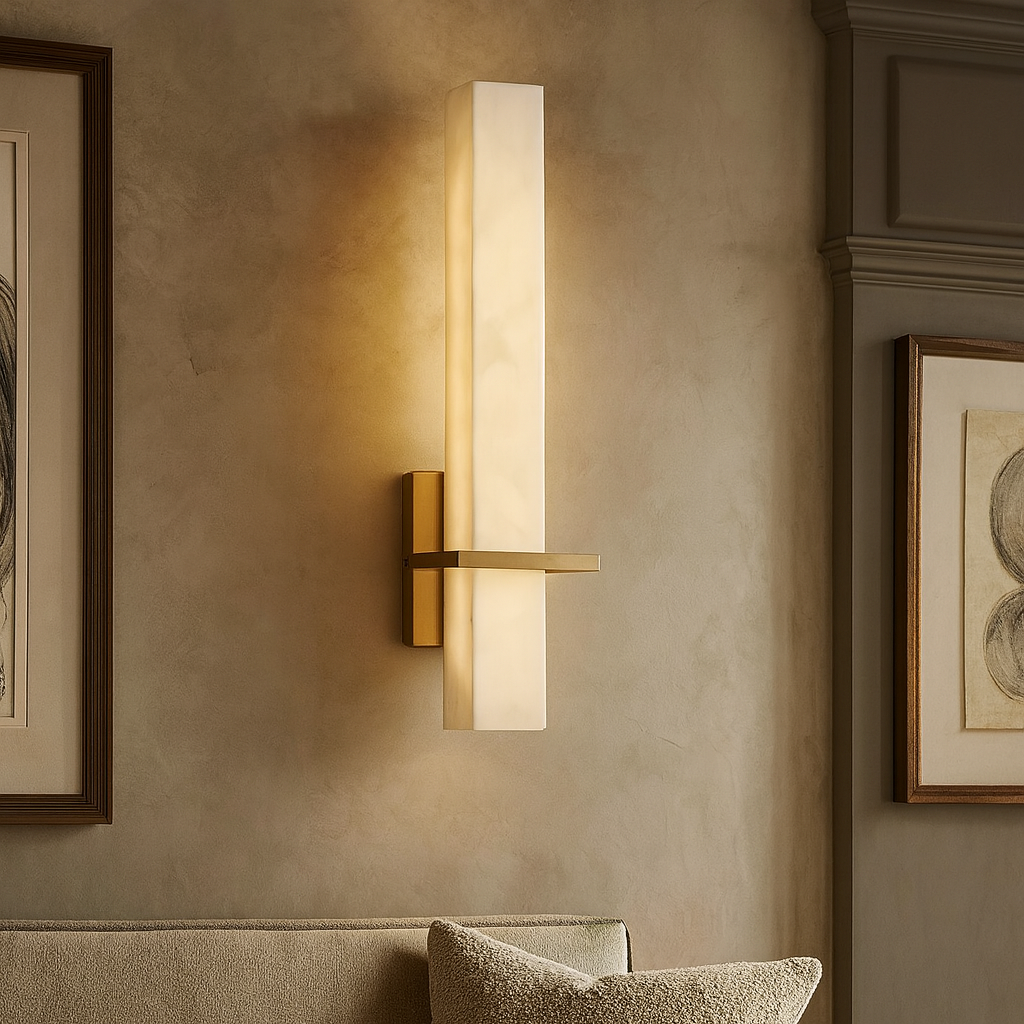 Varella Alabaster Wall Sconce