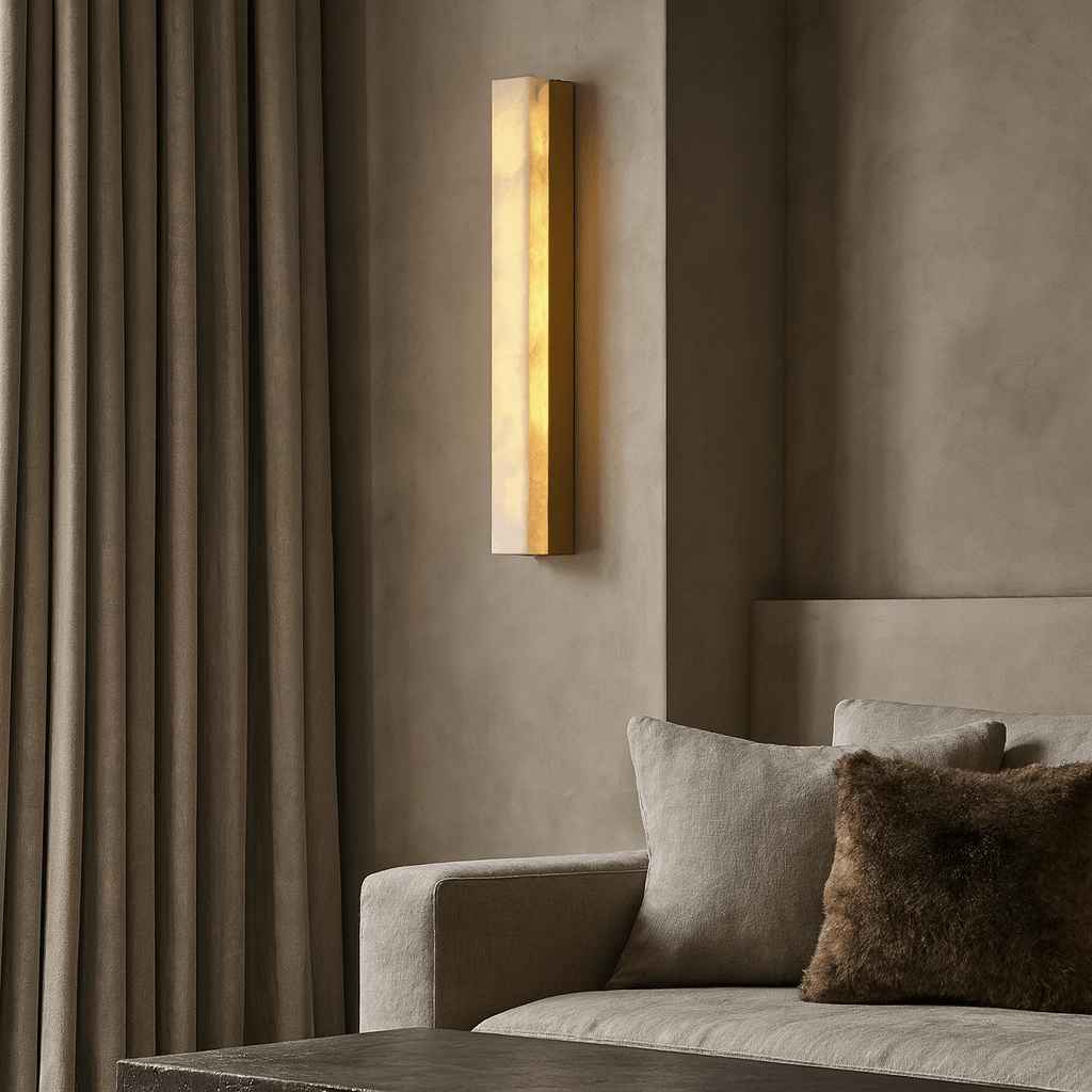 Linden Alabaster Wall Sconce
