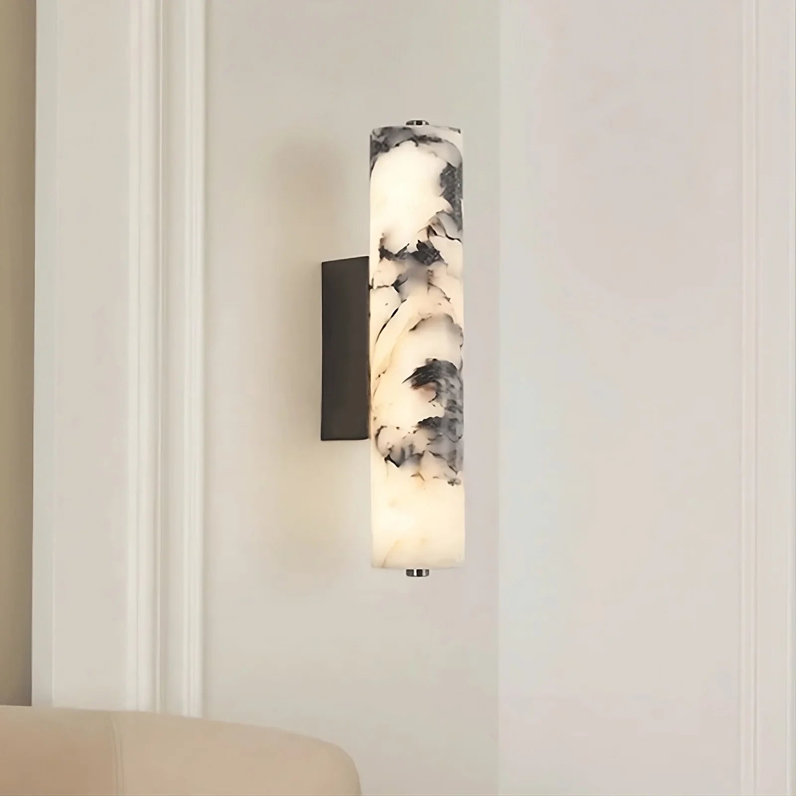 Valmont Alabaster Wall Sconce