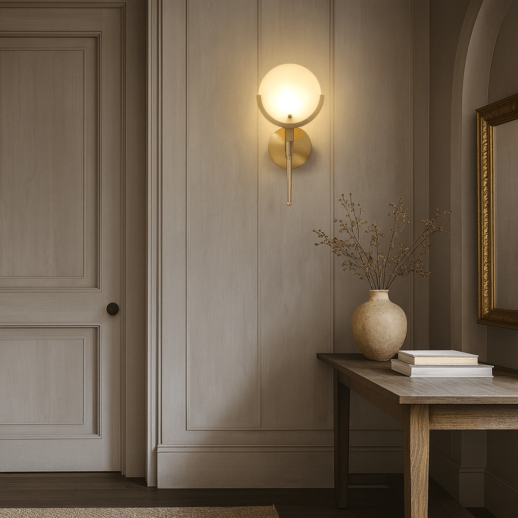 Vellaro Alabaster Wall Sconce