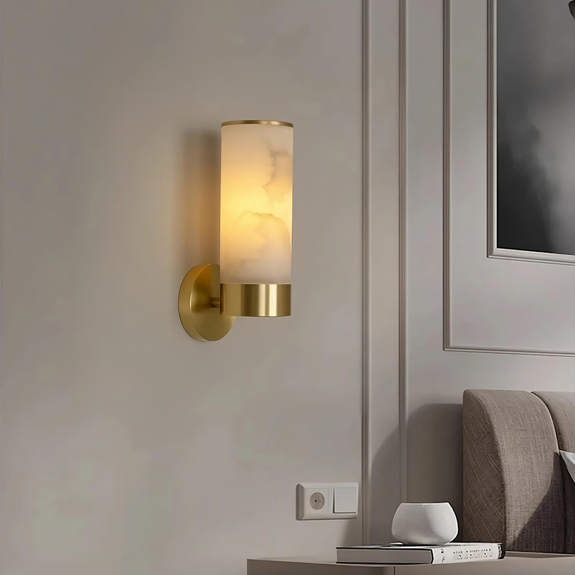 Sierra Alabaster Wall Sconce