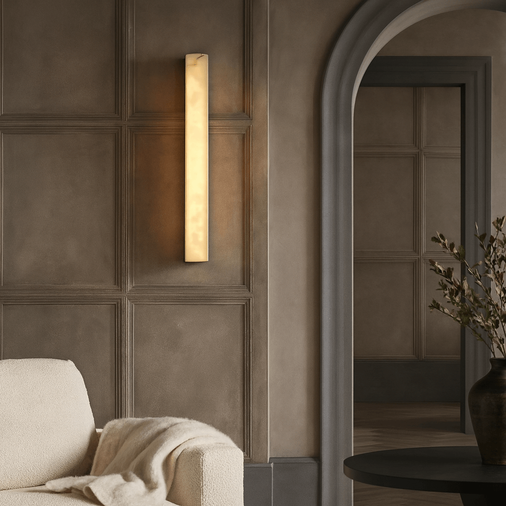 Linden Alabaster Wall Sconce