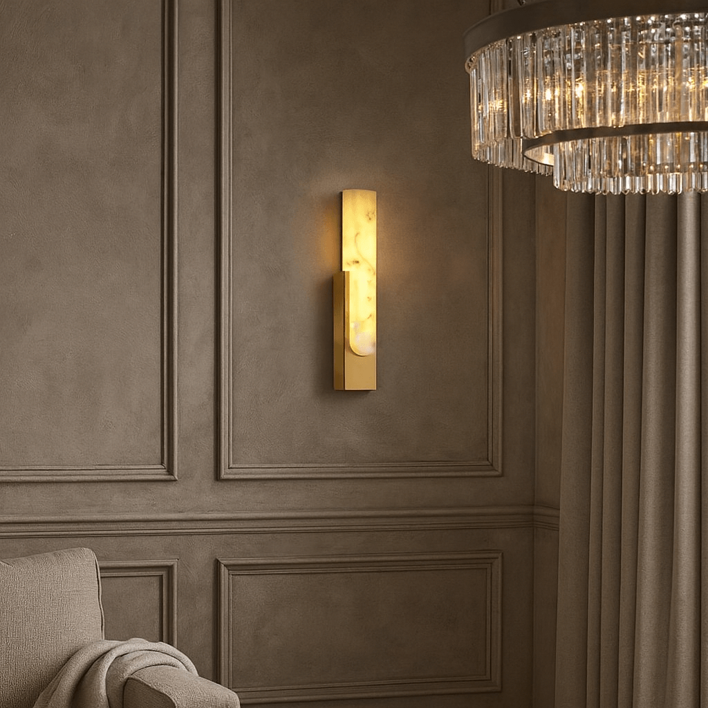 Wexford Alabaster Wall Sconce