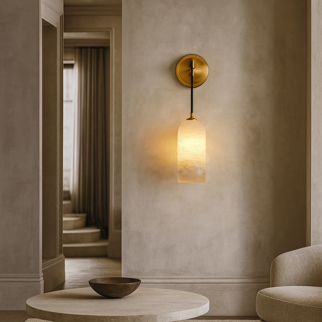 Lucera Alabaster Pendant Sconce