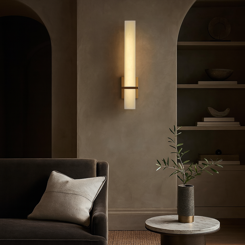 Varella Alabaster Wall Sconce