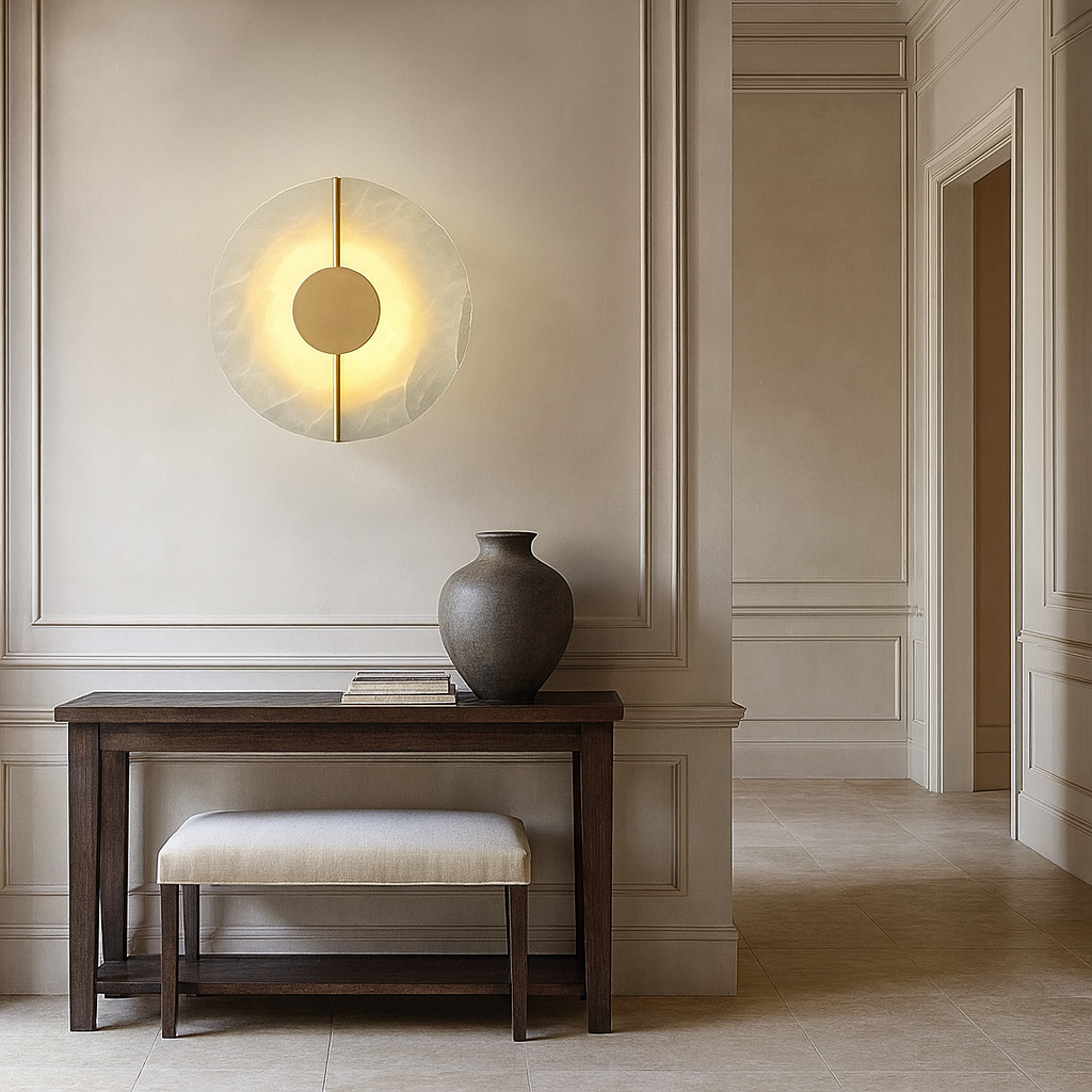 Altura Alabaster Wall Sconce