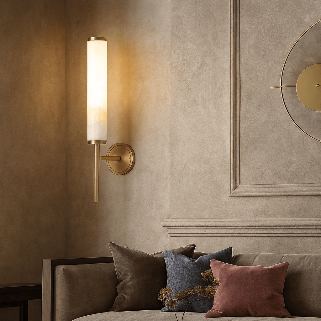 Burston Alabaster Wall Sconce