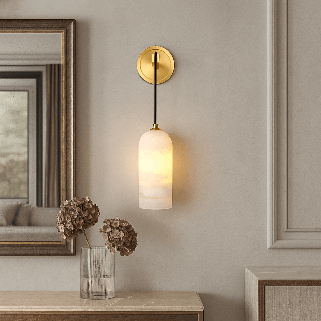 Lucera Alabaster Pendant Sconce