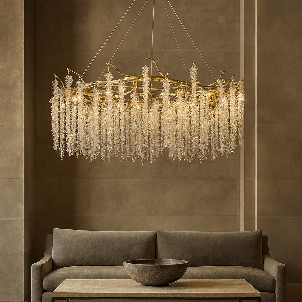 Albero Crystal Chandelier by Bling Lighting Studio