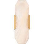 Obelisk Alabaster Wall Sconce by Bling Lighting Studio