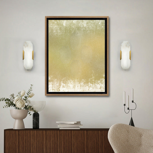 Obelisk Alabaster Wall Sconce by Bling Lighting Studio