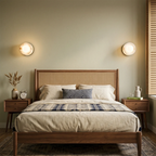 Orb Vessel Alabaster & Brass Wall Lamp