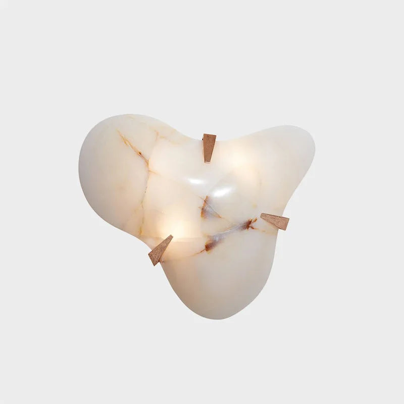 VALORA ALABASTER CLOUD SCONCE by Bling Lighting Studio