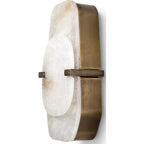Slate Alabaster Wall Sconce detail view
