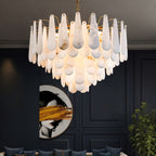 Patra Alabaster Chandelier detail view