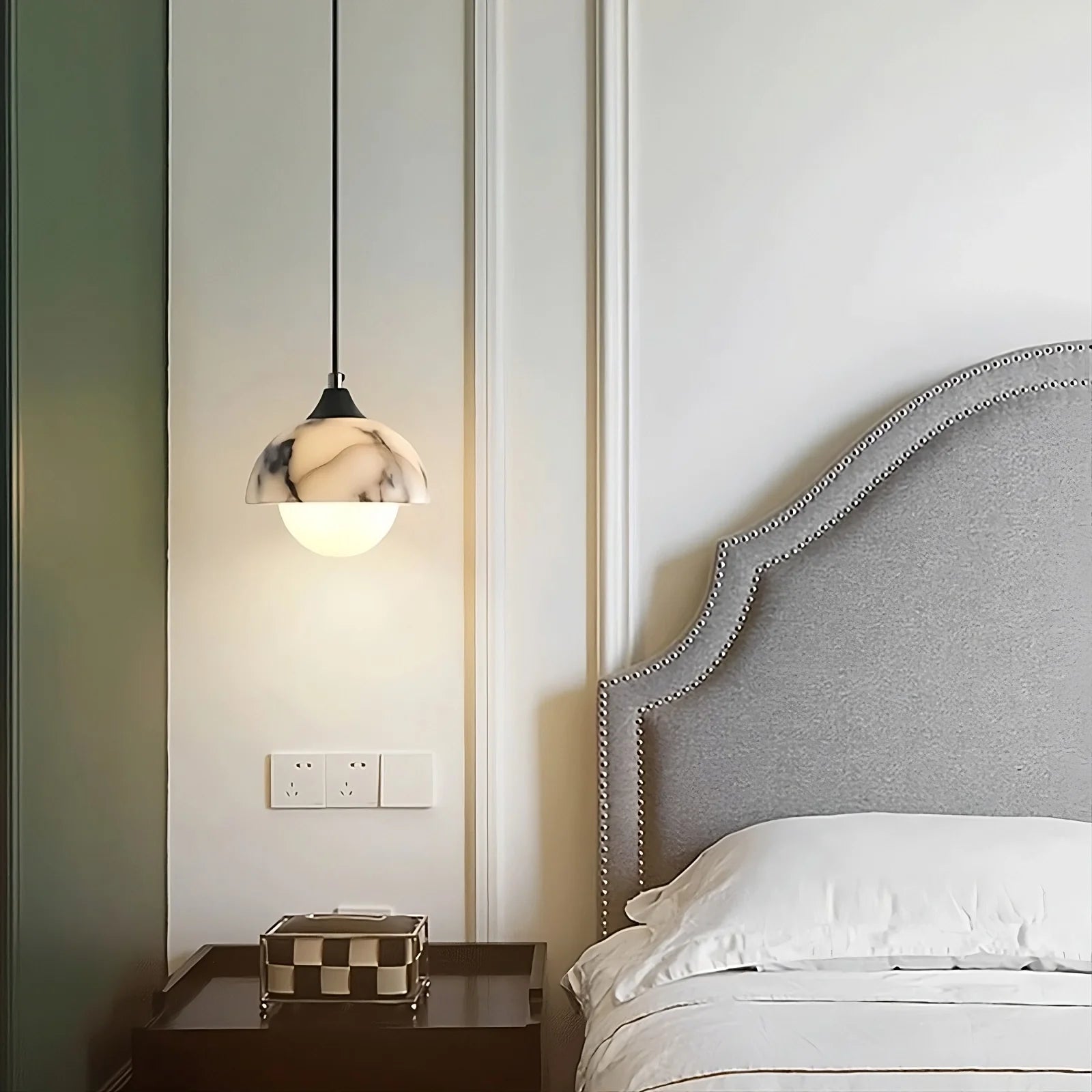 Aeris Natural Alabaster Pendant Light