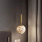 Solara Alabaster Orb Pendant additional product view