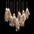 Crystal Mesh Fold Chandelier
