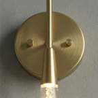 Raindrop Glass Solitaire Wall Lamp