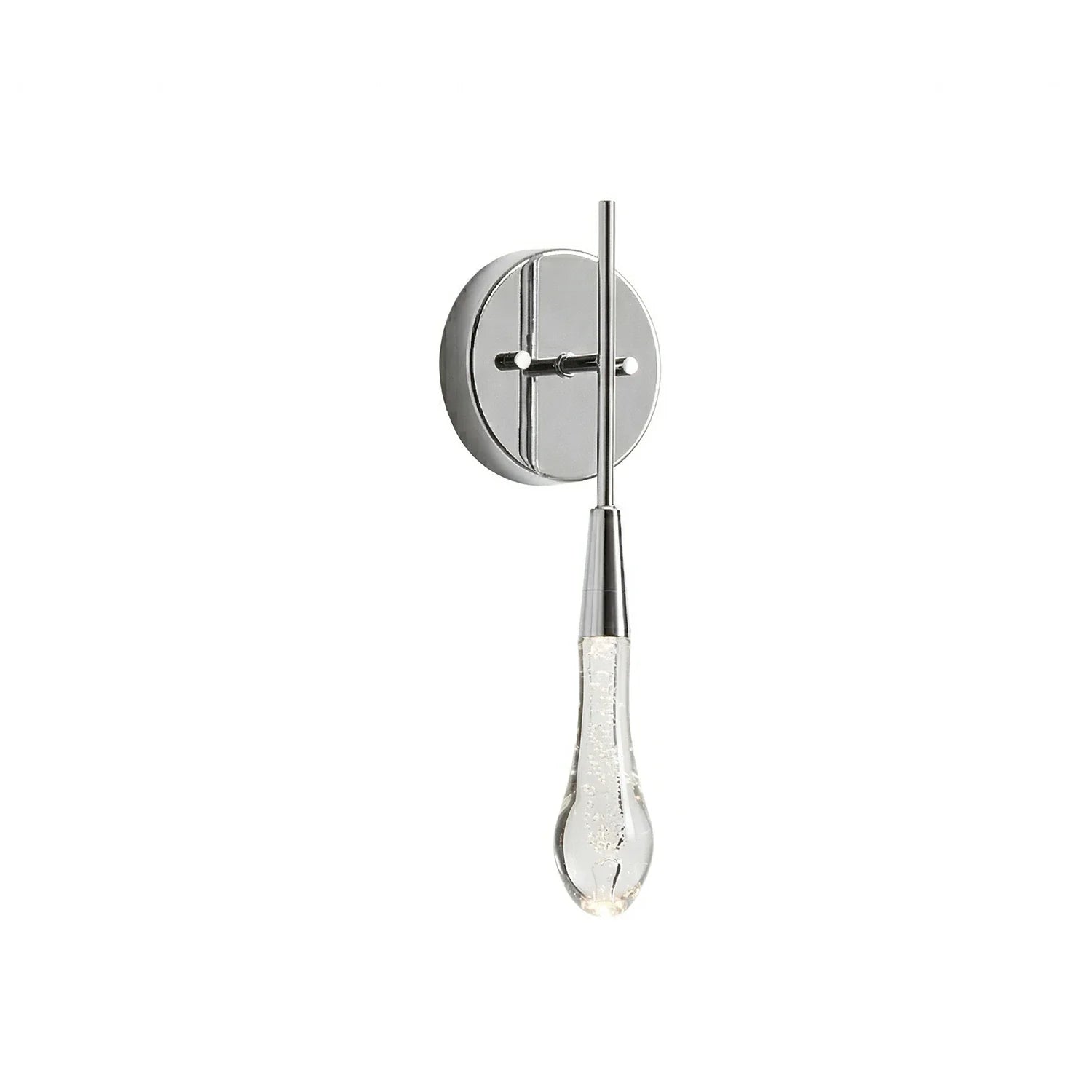 Raindrop Glass Solitaire Wall Lamp
