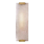 Rectangular Natural Alabaster Wall Sconce
