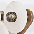 Round Alabaster Wall Lamp