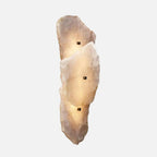 Raw Alabaster Wall Sconce by Bling Lighting Studio