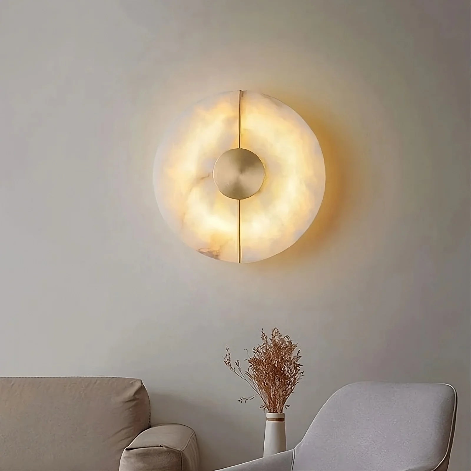 Altura Alabaster Wall Sconce