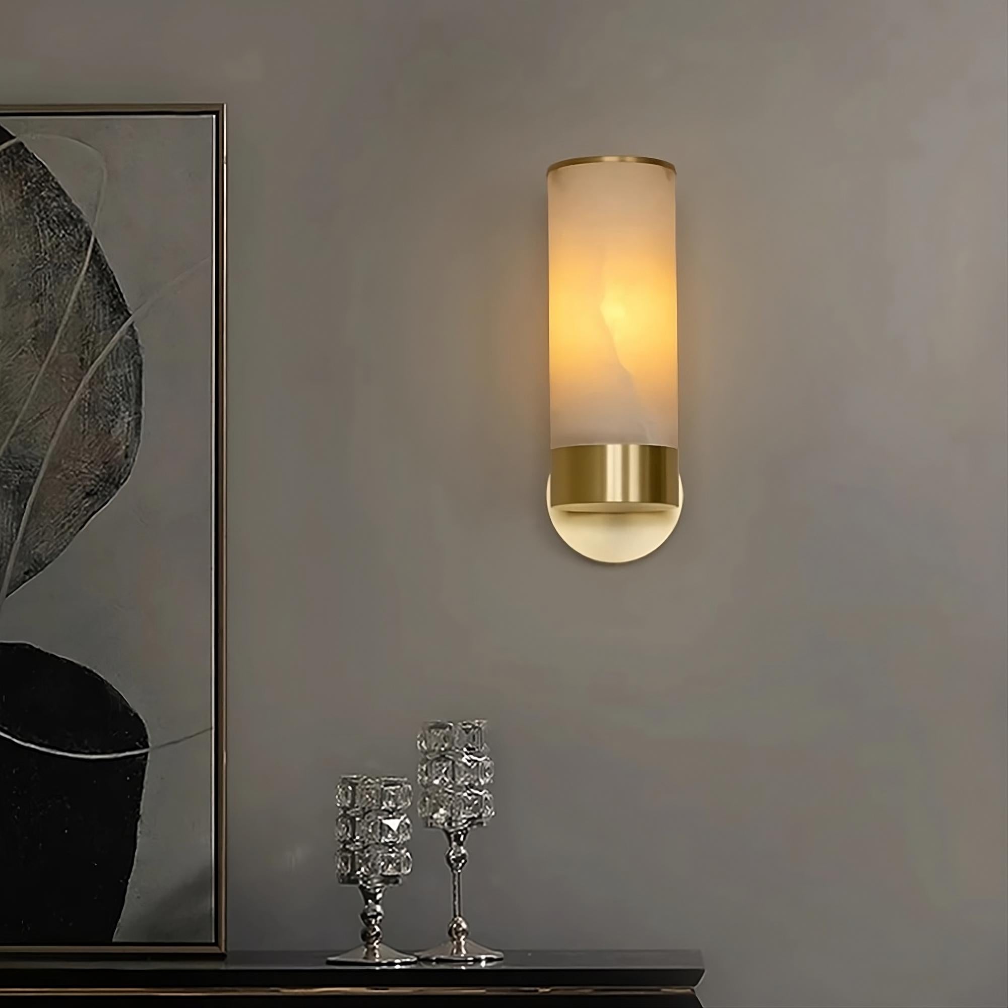 Sierra Alabaster Wall Sconce