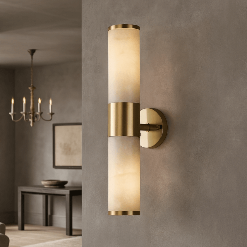 Aurelia Natural Alabaster Wall Sconce