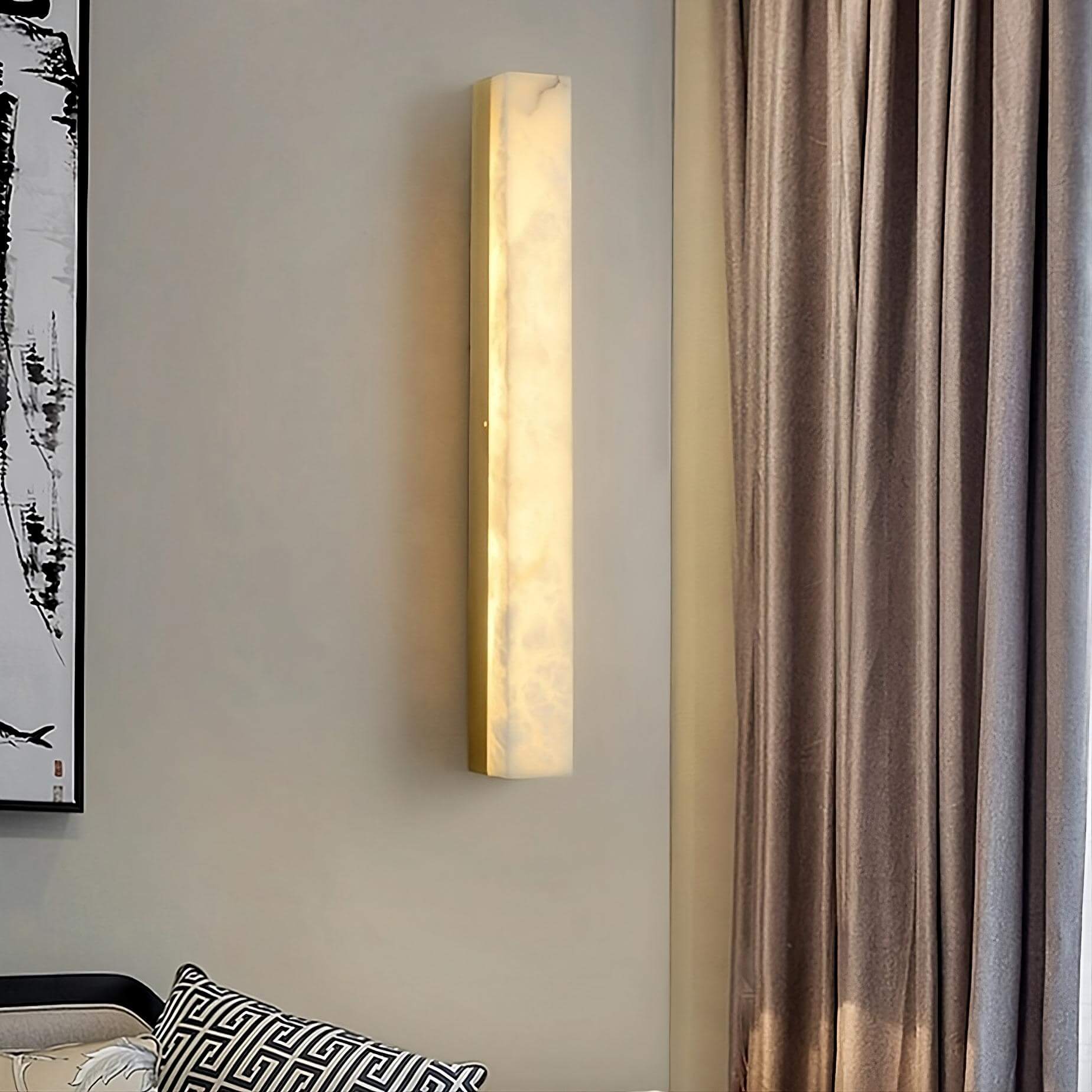 Linden Alabaster Wall Sconce