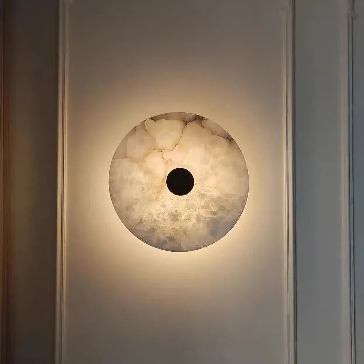 Witney Alabaster & Copper Wall Sconce